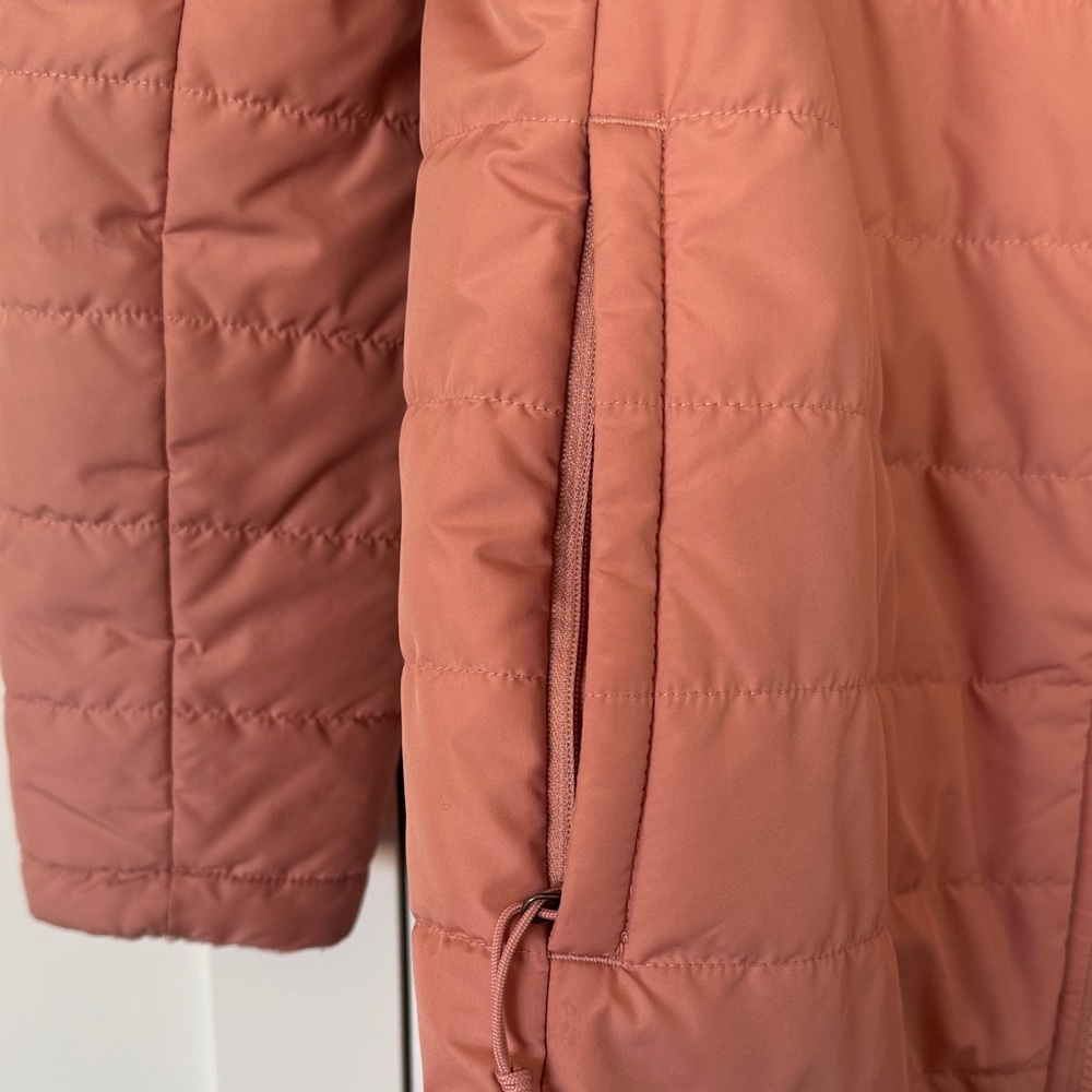 The North Face Women's Long Hooded Puffer Coat - Dusty Rose - Picture 3 of 6